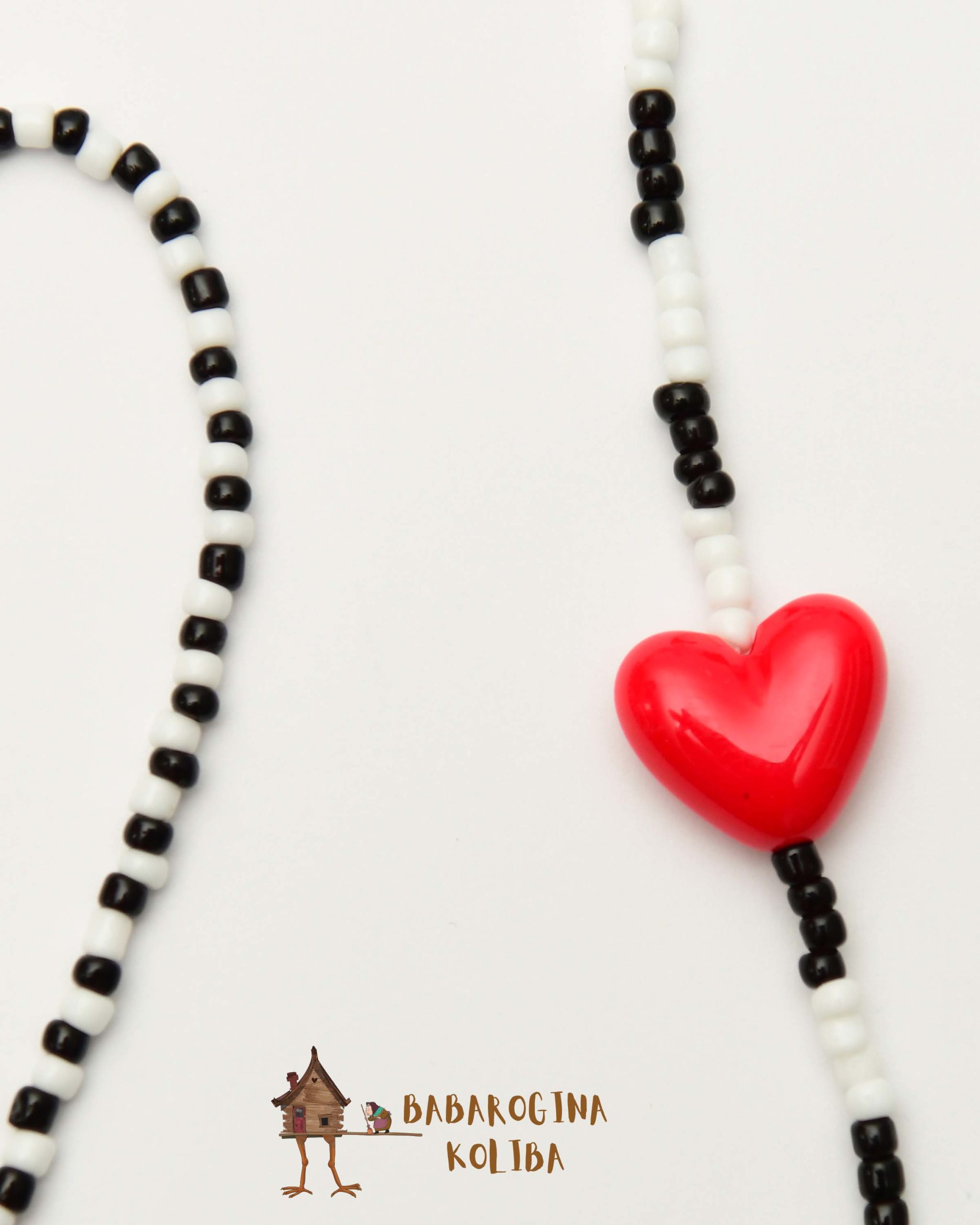 Lančić za naočare - Crno bela klasika - Slika 2