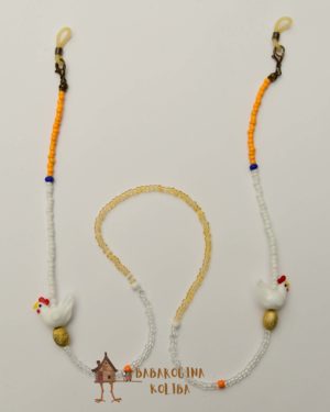 Lančić za naočare - Snela koka jaje