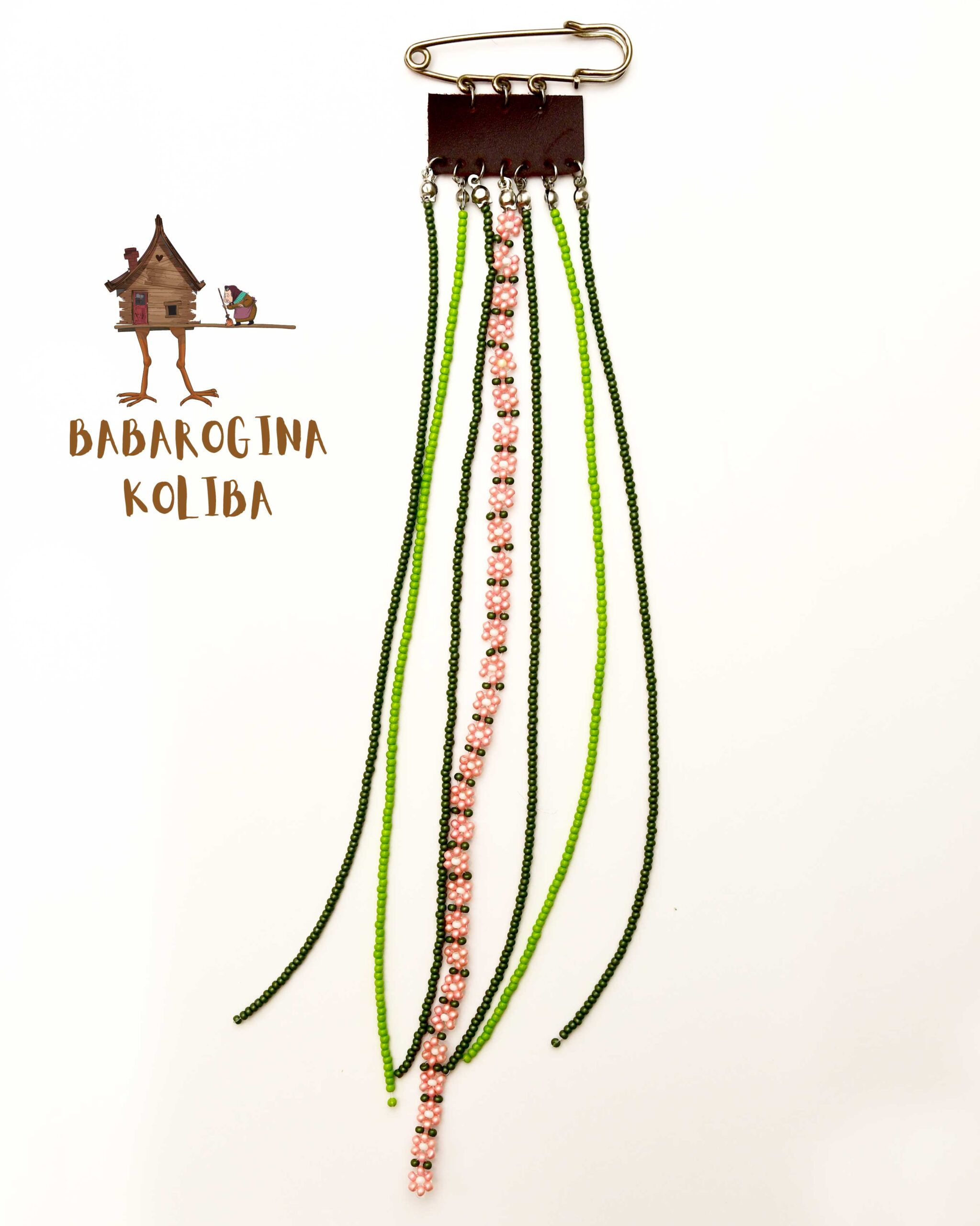 Kravata od perlica - Cvetići - Slika 2