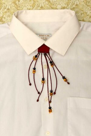 Kravata od perlica - Pčelice