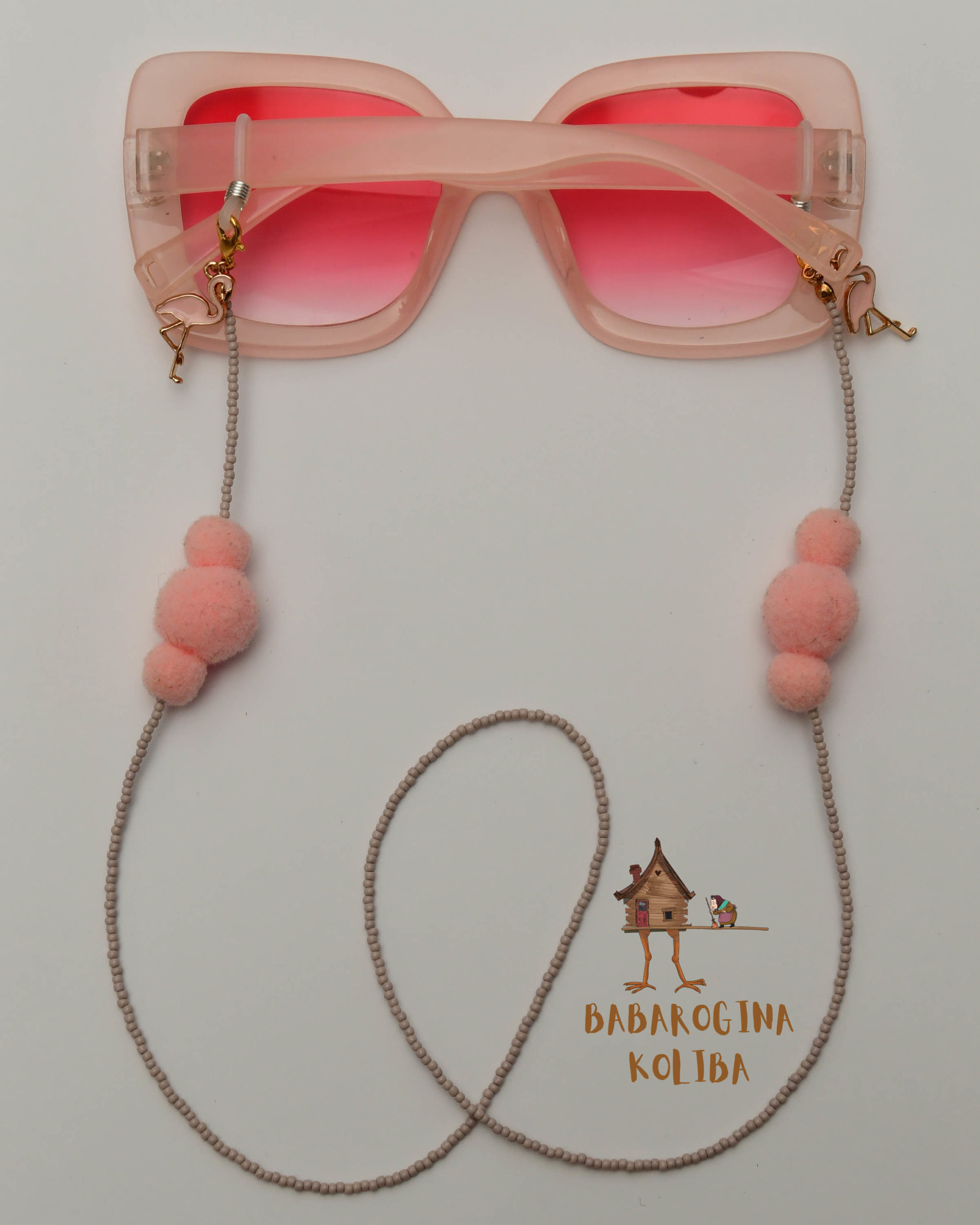 Lančić za naočare - Šećerna vuna