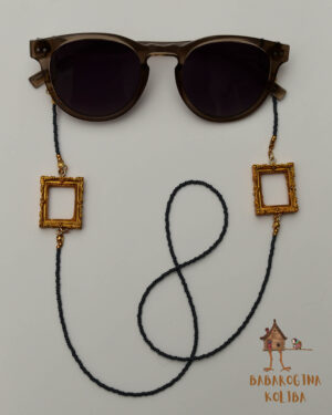 Lančić za naočare - Zlatni goblen ramovi