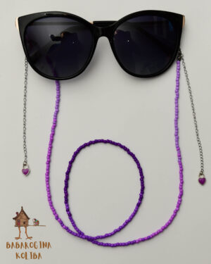 Lančić za naočare - Lila ombre