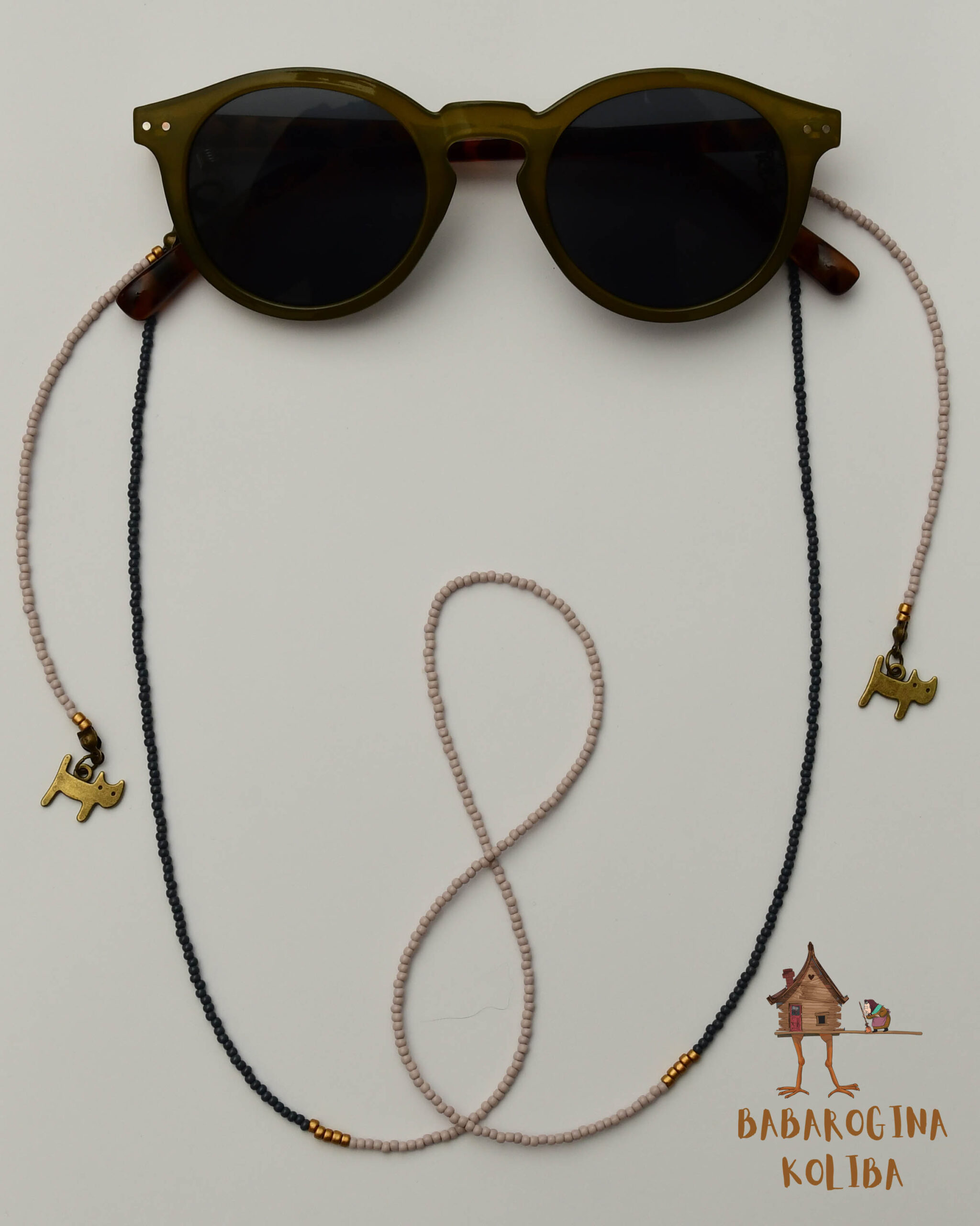 Lančić za naočare - Trči maca oko tebe